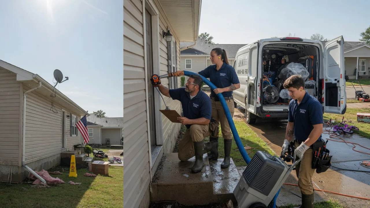 Ceiling Water Damage Restoration in New Madison, OH near me